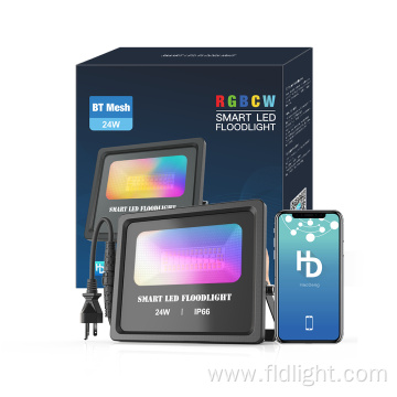 WIFI control Smart LED Flood Lights RGBCW